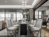 現(xiàn)代輕奢家居裝修裝飾室內設計效果-D225-4