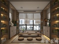中式風(fēng)格家居裝修裝飾室內(nèi)設(shè)計效果-H803-4
